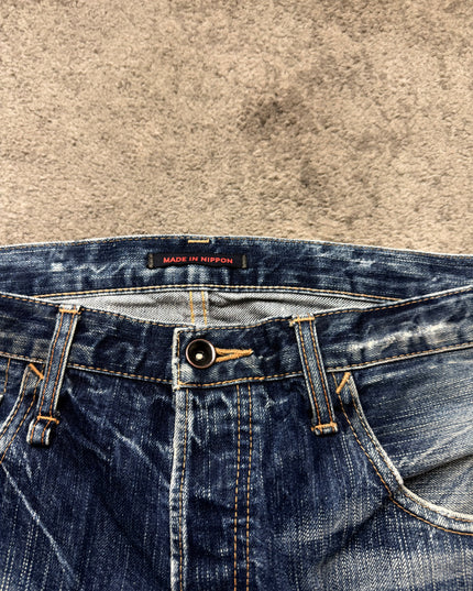 BLUE WAY "ASH FADE" DENIM