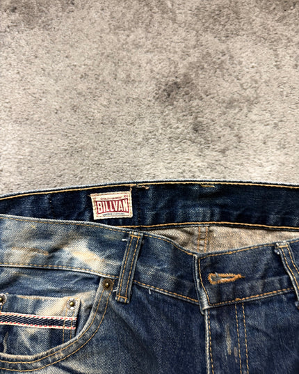 BILLVAN "DISTRESSED INDIGO" DENIM