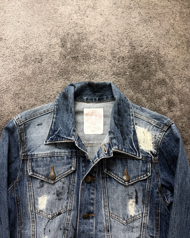 MIDAS "COLD MARBLE" DENIM JACKET (S)