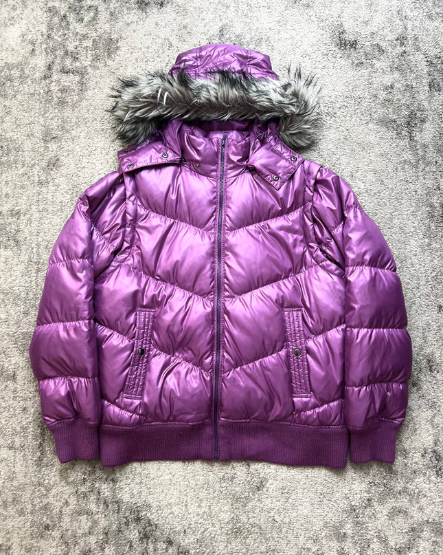 PREMIUM "PURPLE STATIC" PUFFER