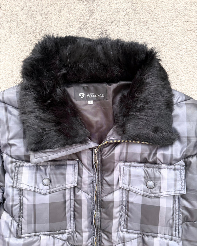 TAKEO KIKUCHI "NOIR GRID" PUFFER