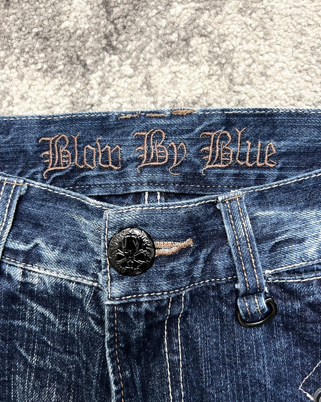 BLOW BY BLUE "ZIPPER CRAWLER" DENIM