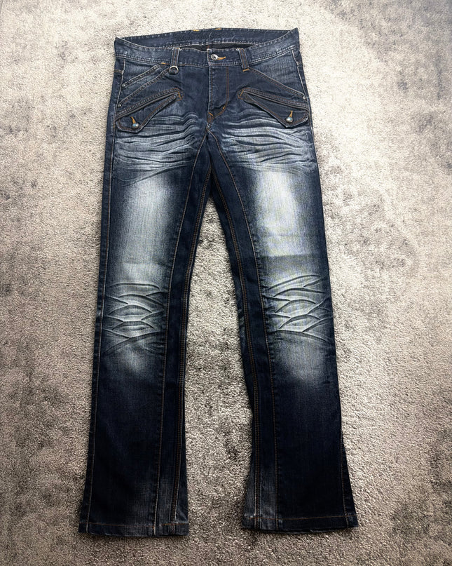 NICOLE CLUB "TWIN ZIP" DENIM (M)
