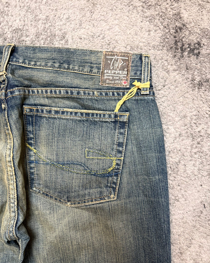 CHIP PEPPER "SUN FADED GHOSTLINE" DENIM