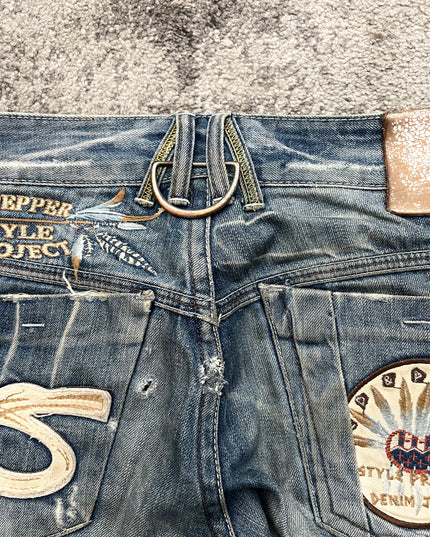 RED PEPPER "REBEL SCRIPT" DENIM