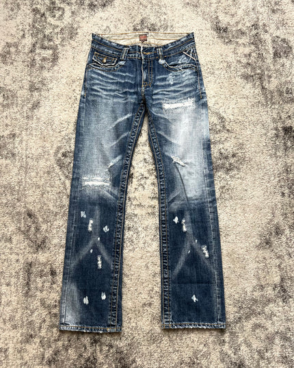 JACKROSE DISTRESSED SCRATCH DENIM