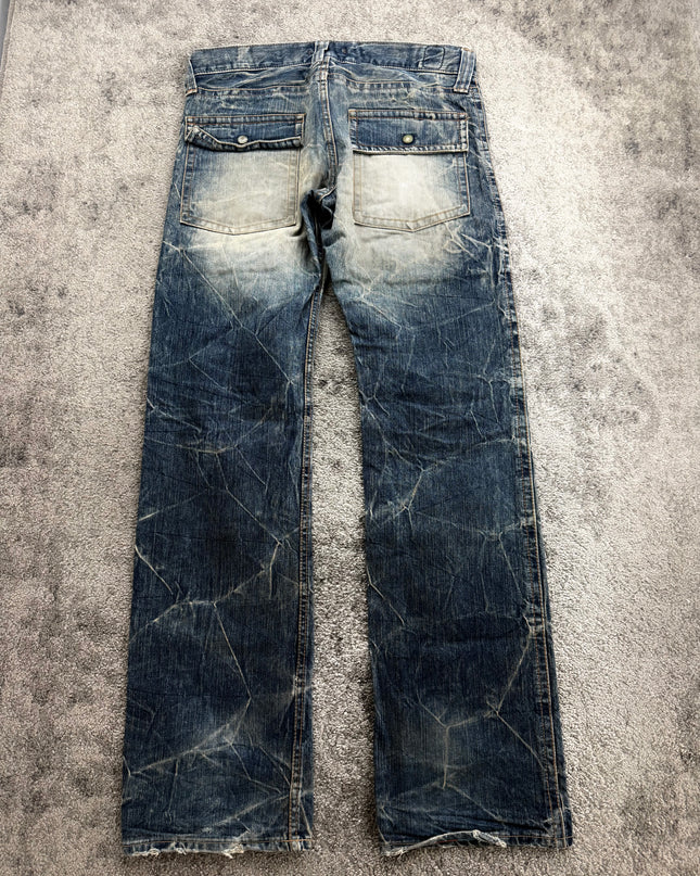 BLUE WAY "UTILITY FADE" DENIM (M)