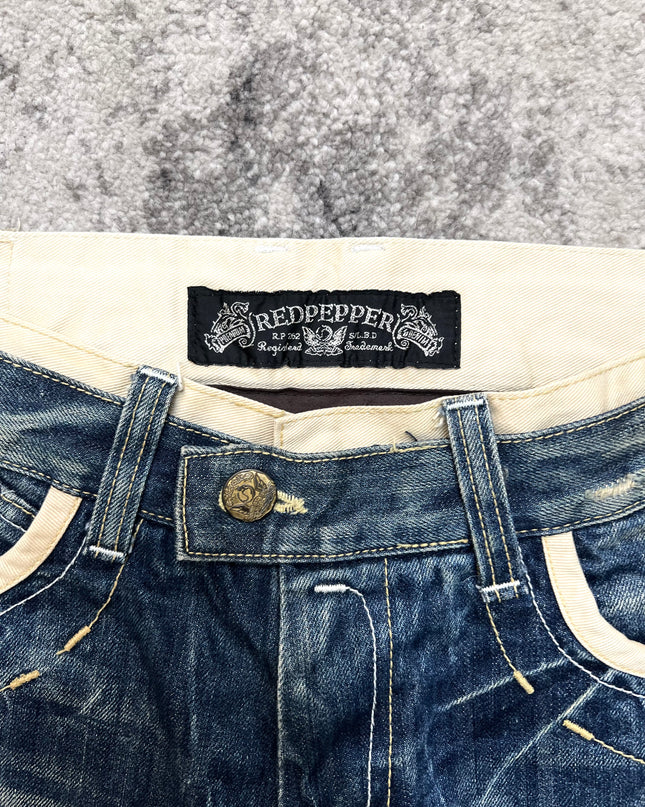RED PEPPER VICTORY CREST DENIM