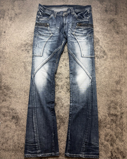 MICHEL KLEIN "FRACTURED SILENCE" DENIM