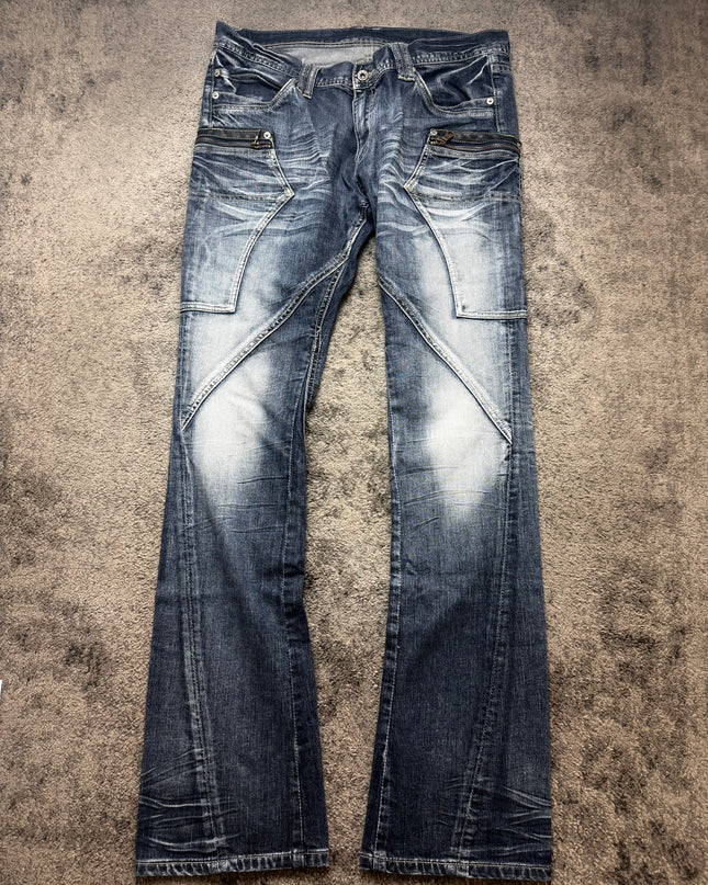 MICHEL KLEIN "FRACTURED SILENCE" DENIM