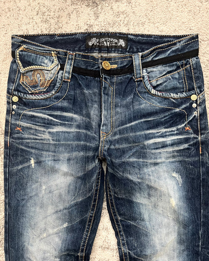RED PEPPER "SNAKE ECLIPSE" DENIM