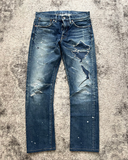 MR. OLIVE "VOICES IN FRAGMENTS" DENIM