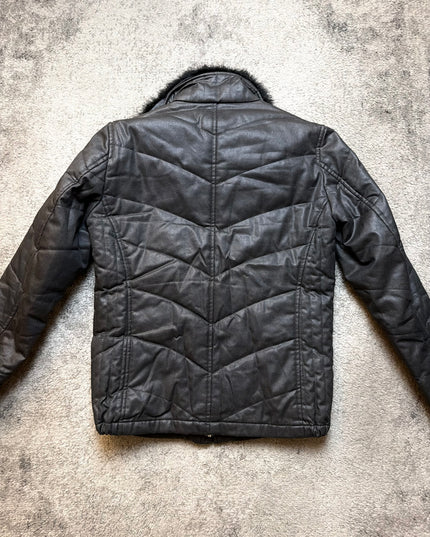 ABAHOUSE "NIGHTFALL BIKER" PUFFER