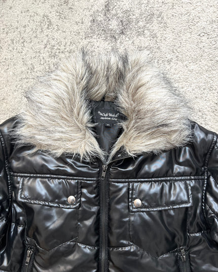 CRAFT WORKS "NOIR WOLF" FUR PUFFER