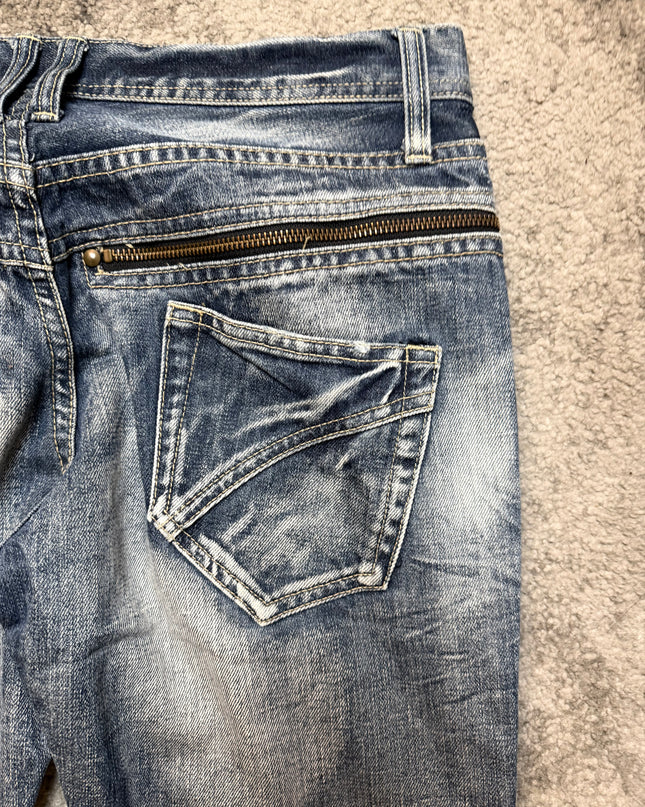 MICHEL KLEIN "FRAGMENTED MEMORY" DENIM