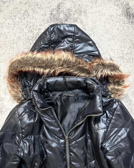 INDECENT "SHADOW FAUX-FUR" PUFFER