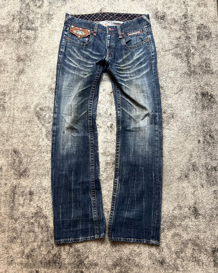 NICOLE CLUB "RUSTED WINGS" DENIM