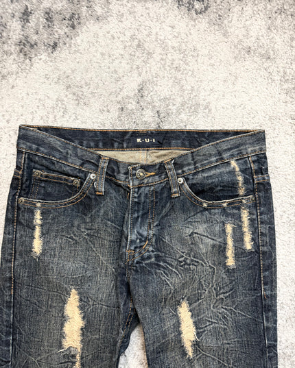 KUI "RUINED GEOMETRY" DENIM