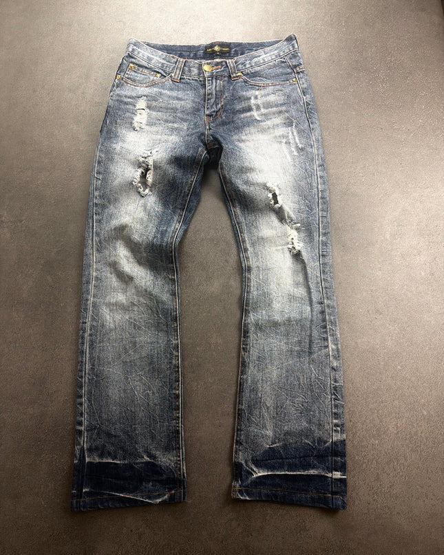 LOWBOX "BLEACHED SCARS" DENIM (S)