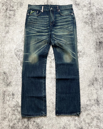 BANANA SEVEN "BACKDRAFT SWIRL" DENIM