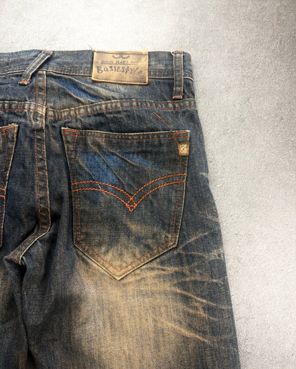 BASIC STYLE "GOLDEN STATIC" DENIM (S-M)