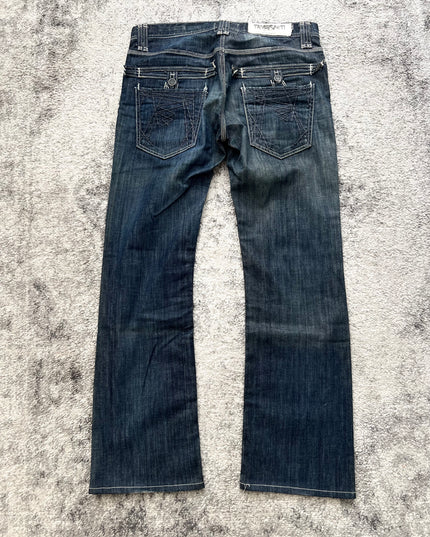 TAVERNI "EDGE LINE DISTORTION" DENIM