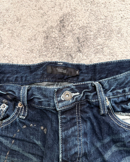 TRAVAS "NOCTURNE PAINT-SPLASH" DENIM