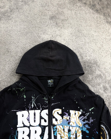 RUSS K "WORLD EXISTS" ZIP HOODIE (M)