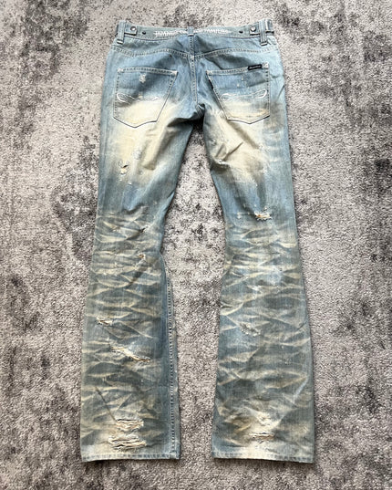 OFF THE NEIGE "BLEACH BURN" DENIM