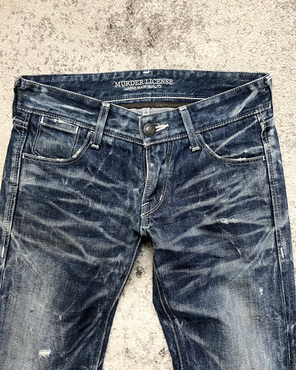MURDER LICENSE "BLEACHED SPINE" DENIM