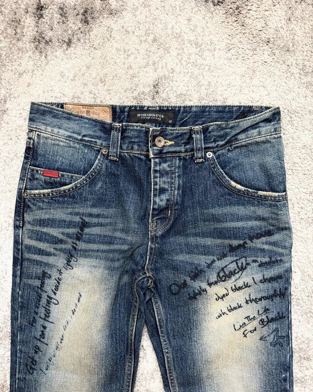 OFF THE NEIGE "INK STAINED LOVERS" DENIM