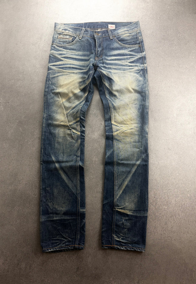BILLVAN "INDIGO AFTERBURN" DENIM (M)