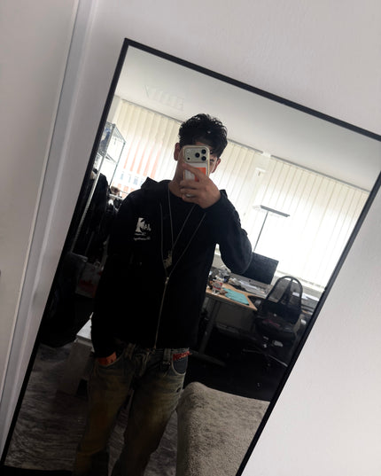 JACKROSE "DARK CROSS" ZIP HOODIE (S)