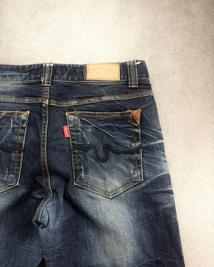 TWO ANT JEAN "MIDNIGHT FRACTURE" DENIM (M)