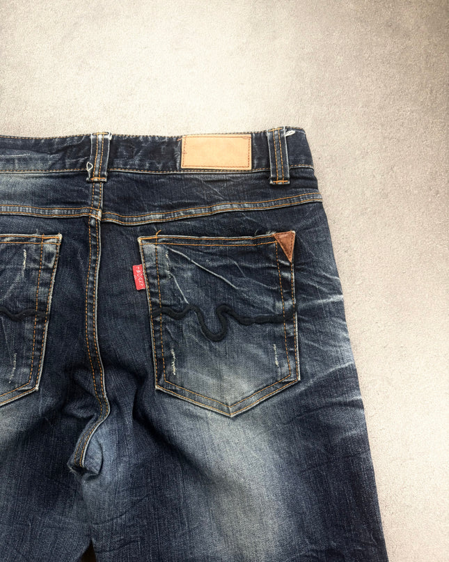 TWO ANT JEAN "MIDNIGHT FRACTURE" DENIM (M)