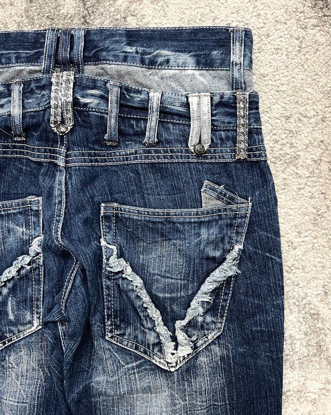 BLOW BY BLUE "ZIPPER CRAWLER" DENIM