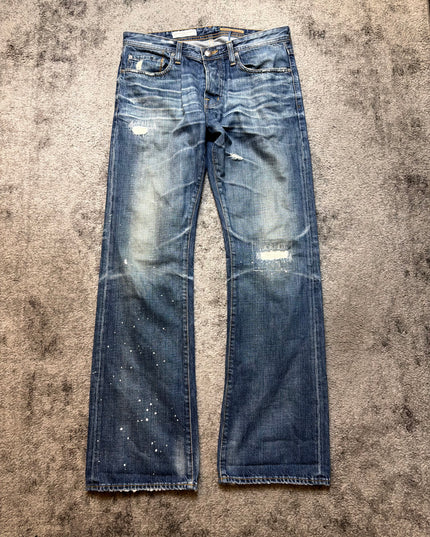 ADRIANO GOLDSCHMIED "PAINT-STAINED" DENIM