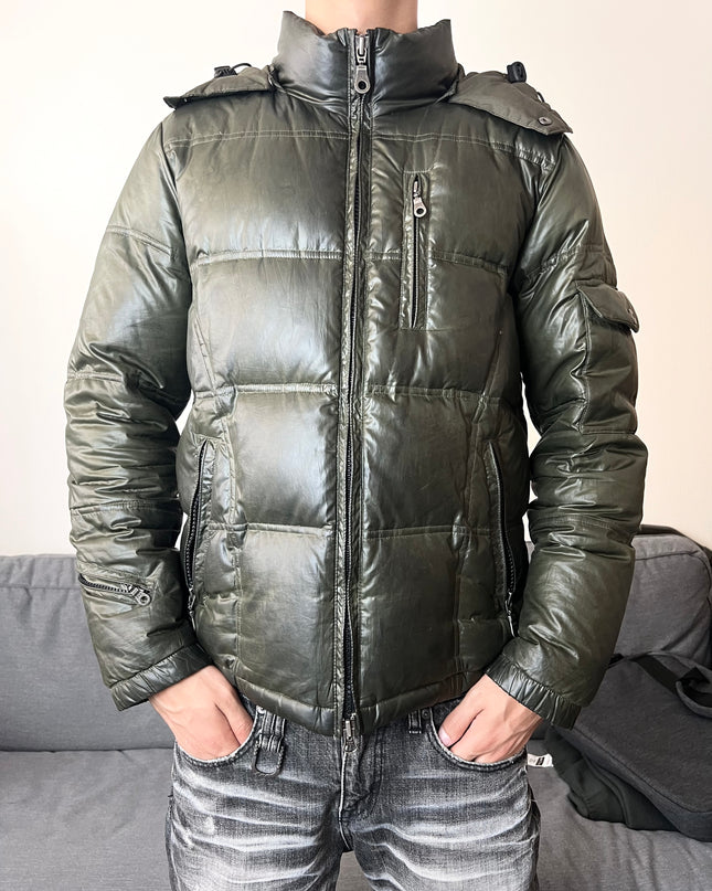 TAKEO KIKUCHI "OLIVE SHADOW" PUFFER