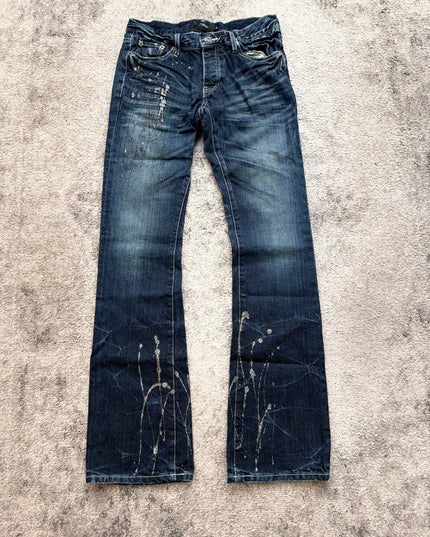TRAVAS "NOCTURNE PAINT-SPLASH" DENIM
