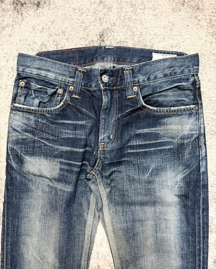 REBEL VINTAGE "BROKEN FADE" DENIM