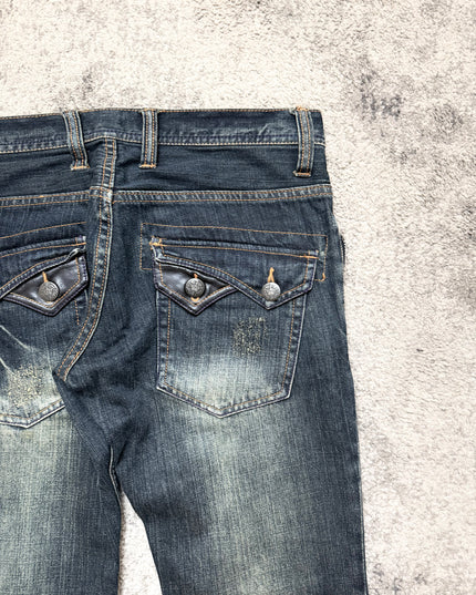 AL DELIO "MIDNIGHT STATIC" DENIM
