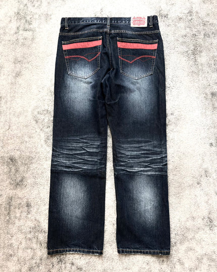 AMORE PURO "CRIMSON FADE" DENIM