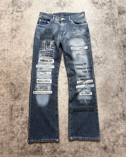 BERNINGS SHO "CITY FRAGMENT" DENIM