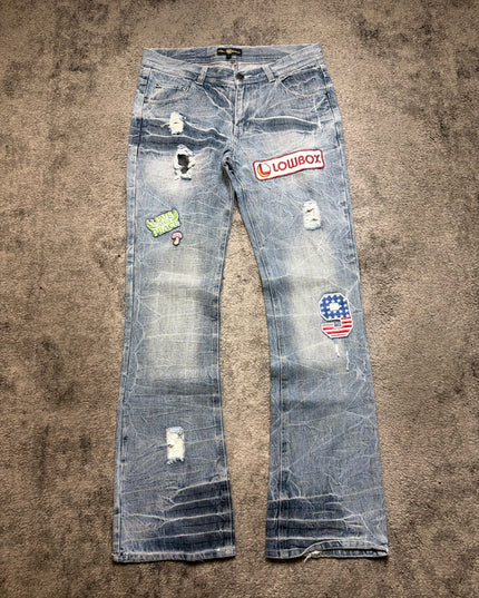 LOWBOX “PATCHWORK“ DENIM (M)