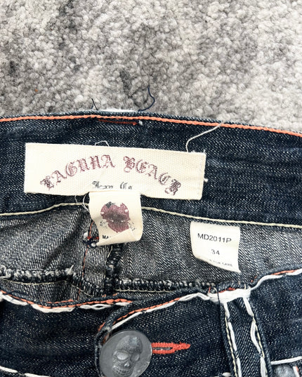 LAGUNA BEACH "WHITE WAVE" DENIM