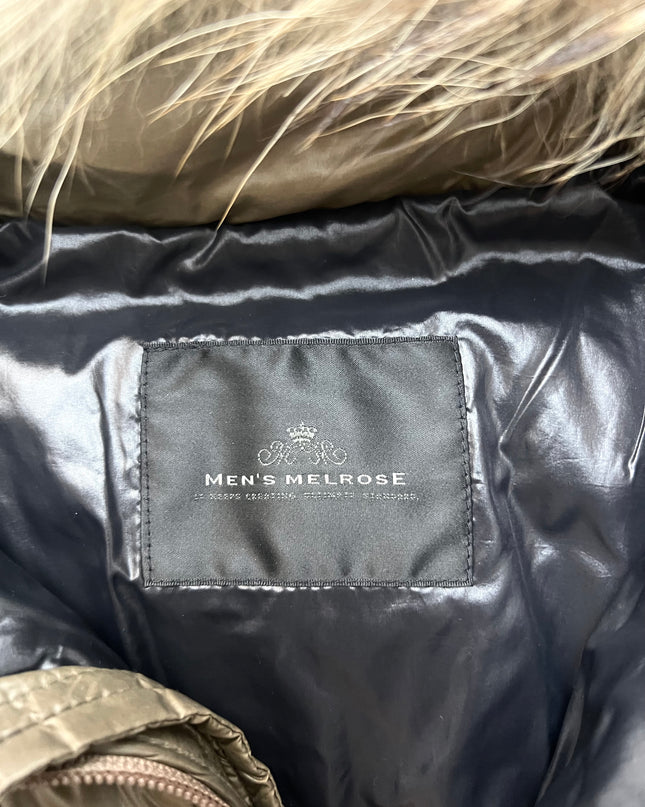 MENS MELROSE "URBAN FROST" FUR PUFFER