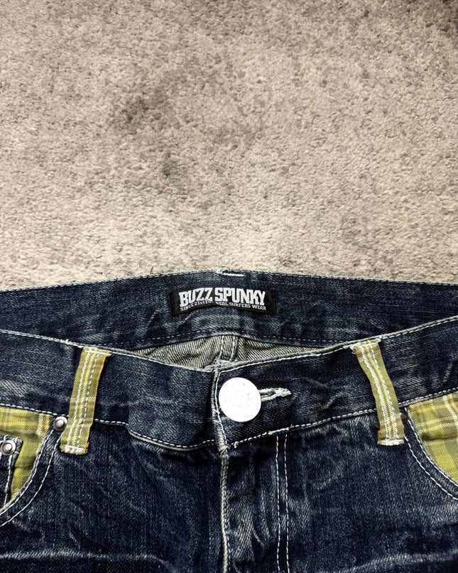 BUZZ SPUNKY "DISTRESSED PATCH" DENIM (M)