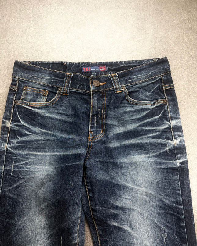 TWO ANT JEAN "MIDNIGHT FRACTURE" DENIM (M)