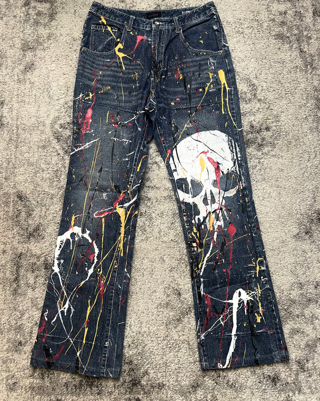 HN+THE "ARTILLERY SKULL" DENIM