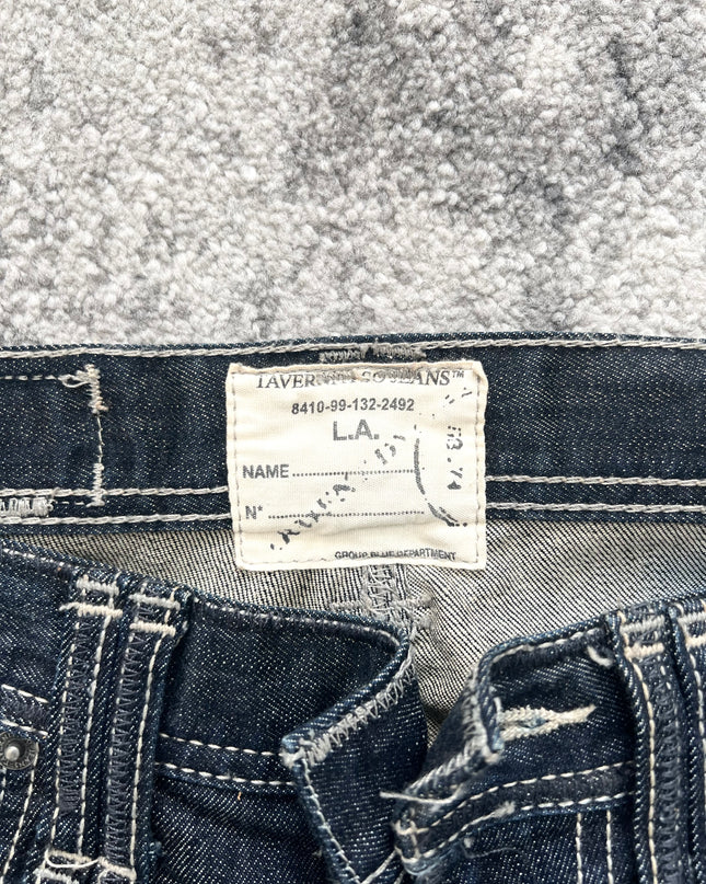 TAVERNI "EDGE LINE DISTORTION" DENIM
